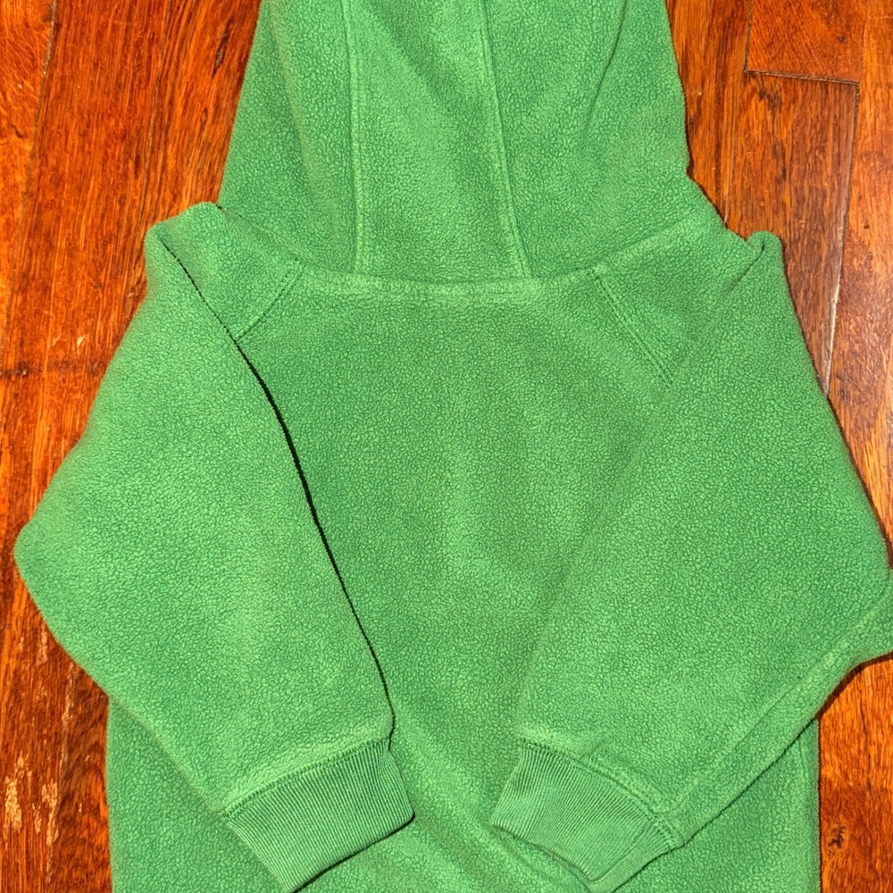 GAP Kids Green Fleece Hoodie Size 4 years old - Picture 4 of 4